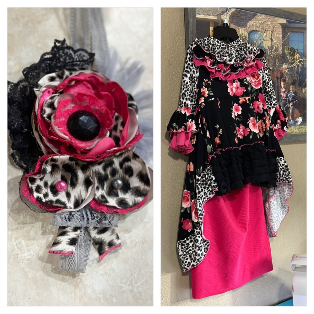 SOLD Girls custom outfit